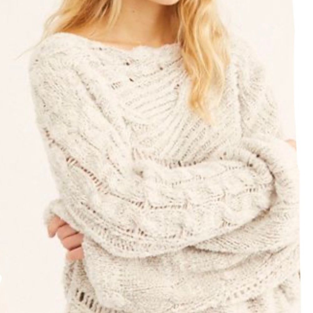 NWT Free People Against The Tide Sweater - Picture 2 of 9